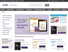 Tablet Screenshot of commerce.ama-assn.org